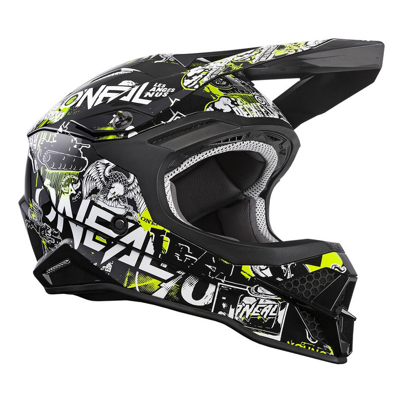 Casco Oneal Attack Moto Motocross Enduro Multicolor