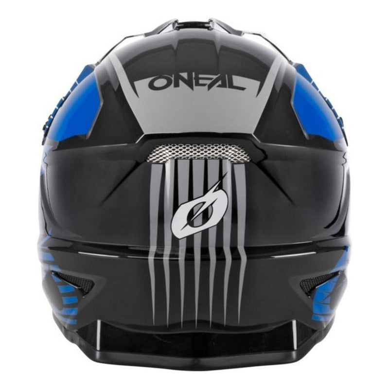 Casco Moto Oneal 1 Srs Stream Motocross Enduro Negro/azul