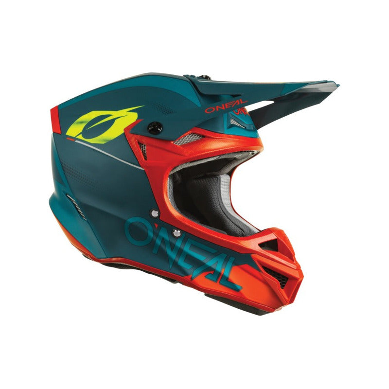 Casco Oneal Haze Serie 5 Moto Motocross Enduro Azul/rojo