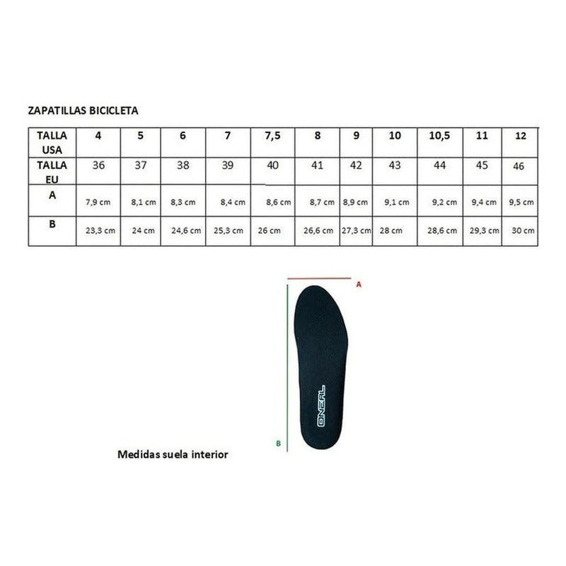 Zapatillas Bicicleta Oneal Session Spd  Negro