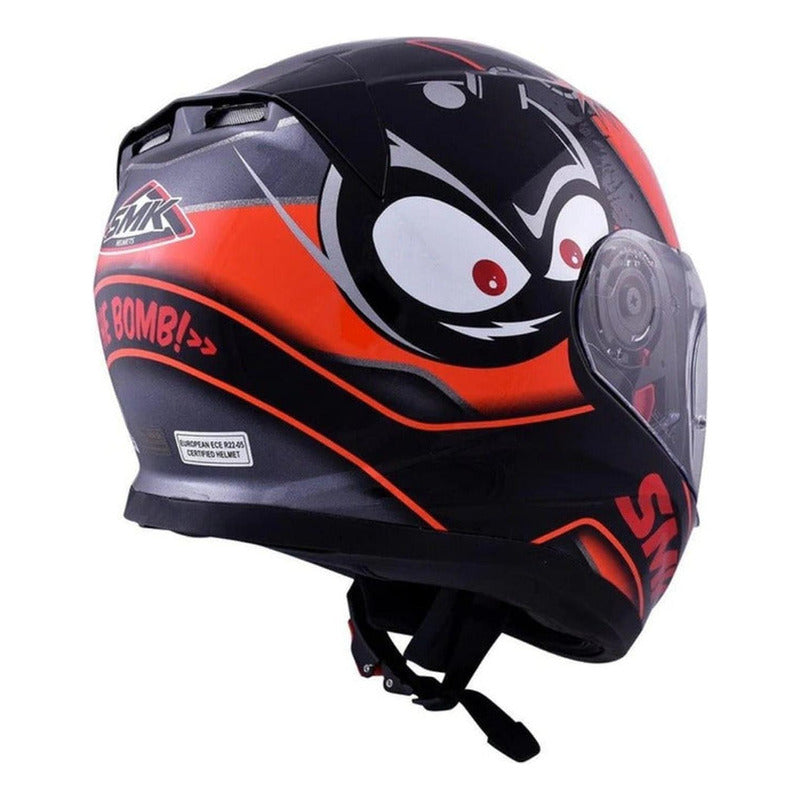 Casco Smk Twister Cartoon Gl271 Integral Certificado Moto