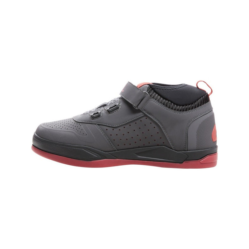 Zapatillas Bicicleta Oneal Session Spd Gris/rojo