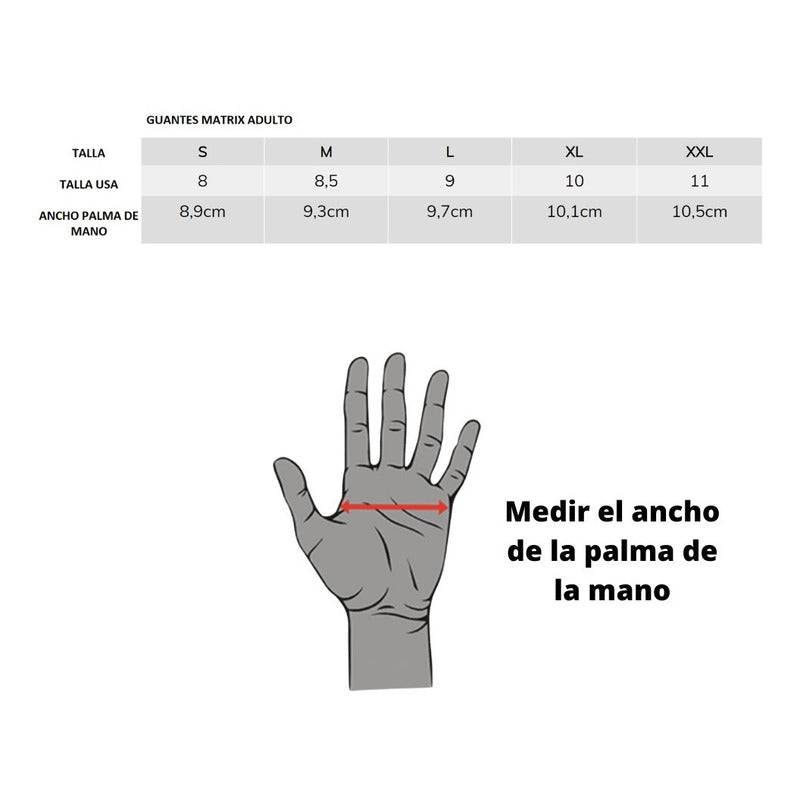 Guantes Oneal Matrix Shocker Moto Bicicleta Negro/rojo