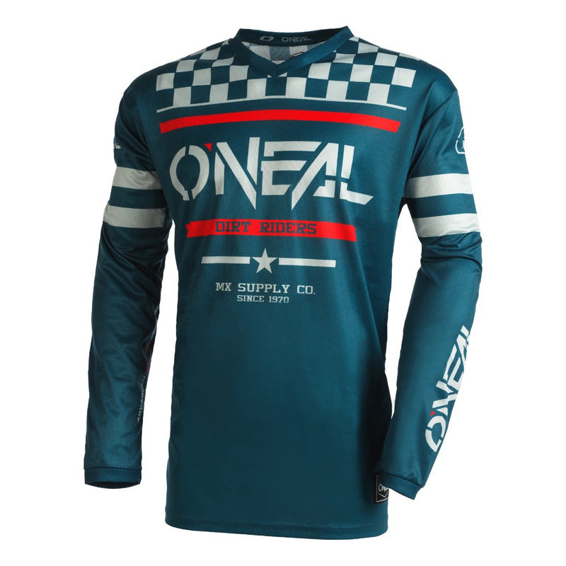 Polera Oneal Element Squadron Teal/gray