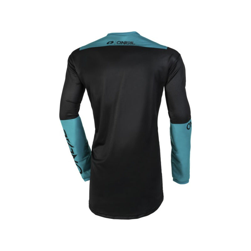 Polera Oneal Threat Air Motocross Bicicleta Negro/celeste