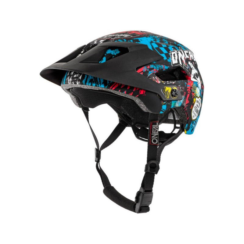 Casco Oneal Defender Wild Bicicleta Mtb Multi Azul