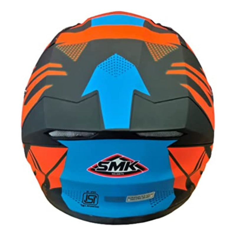 Casco Moto Smk Stellar Trek Ma275 Integral Certificado