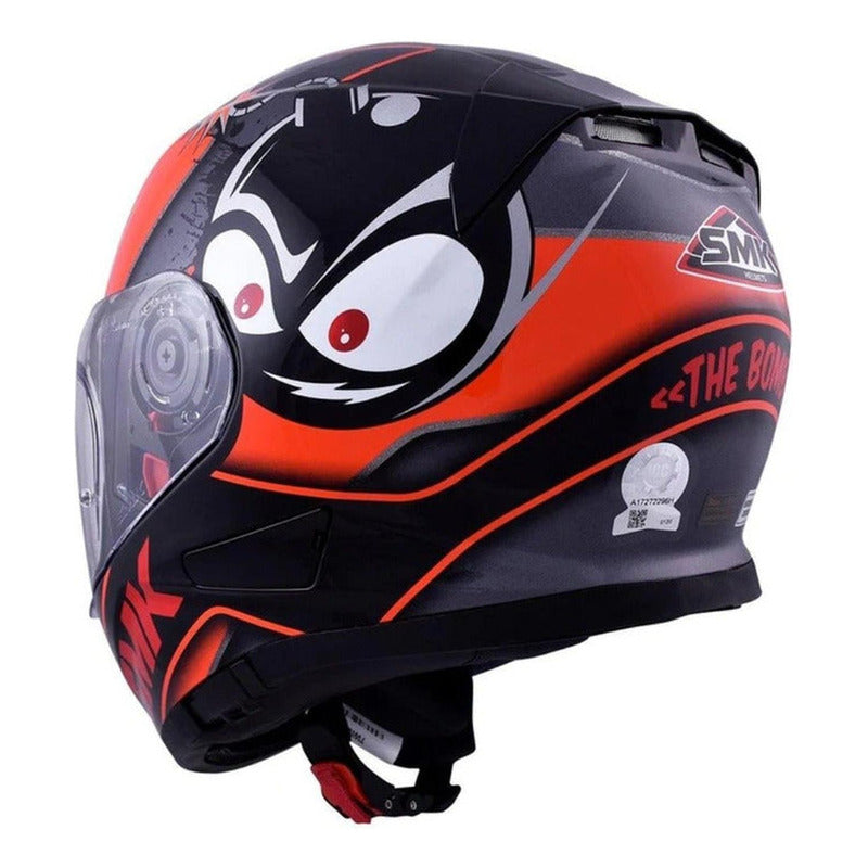 Casco Smk Twister Cartoon Gl271 Integral Certificado Moto