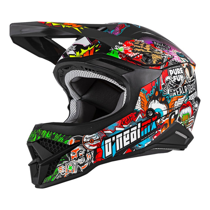 Casco Oneal Crank Moto Motocross Enduro Multicolor