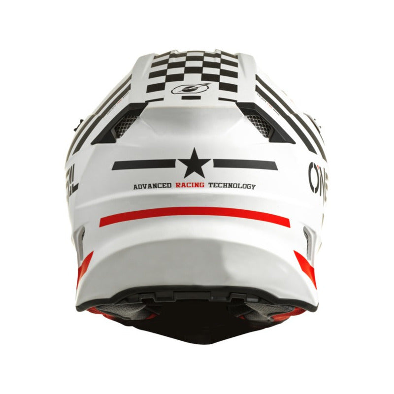 Casco Oneal Squadron 5srs Moto Motocross Enduro Blanco/negro