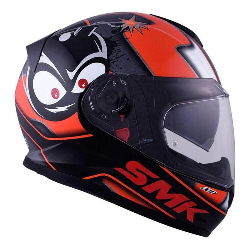 Casco Smk Twister Cartoon Gl271 Integral Certificado Moto