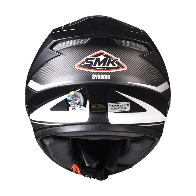 Casco Moto Smk Stellar Dynamo Ma216 Integral Certificado