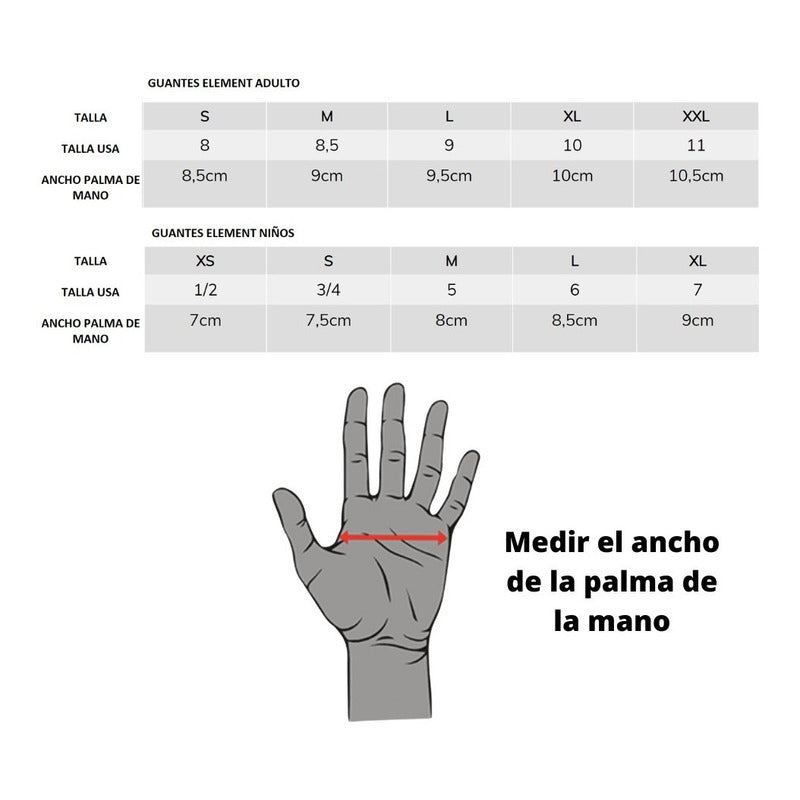 Guantes Oneal Element Moto Bicicleta Negro