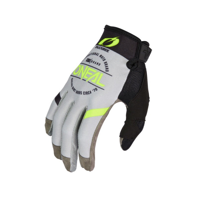 Guantes Oneal Mayhem Brand Moto Bicicleta Gris/negro