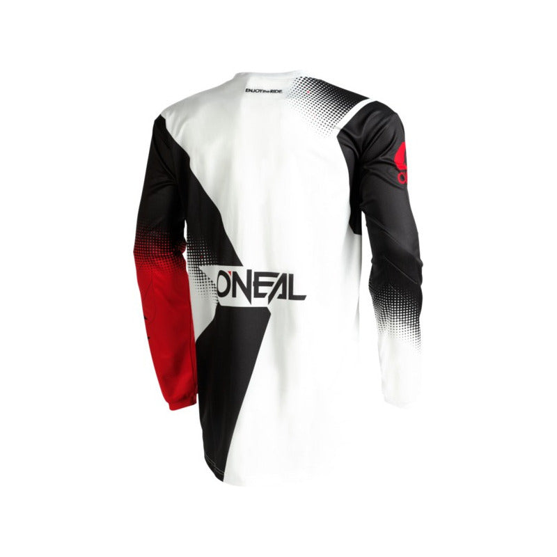 Polera Oneal Element Racewear Negro/blanco