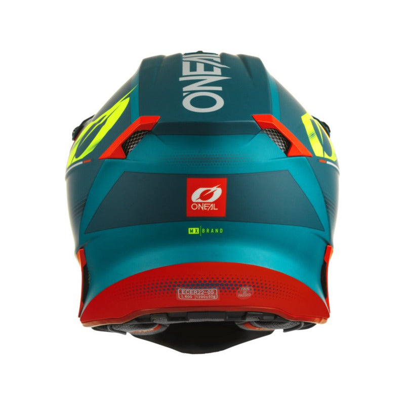 Casco Oneal Haze Serie 5 Moto Motocross Enduro Azul/rojo