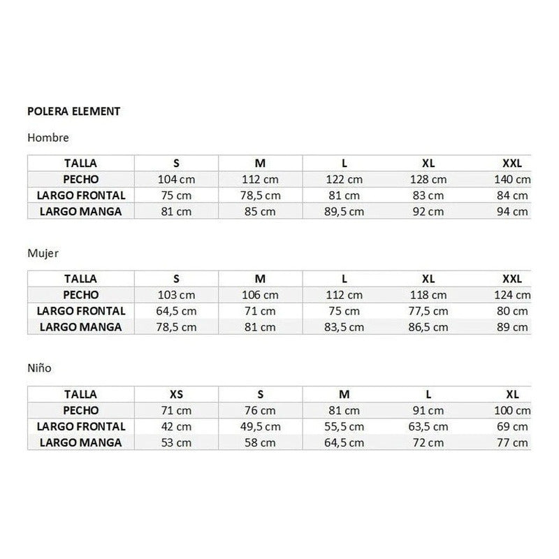 Polera Oneal Element Squadron Teal/gray