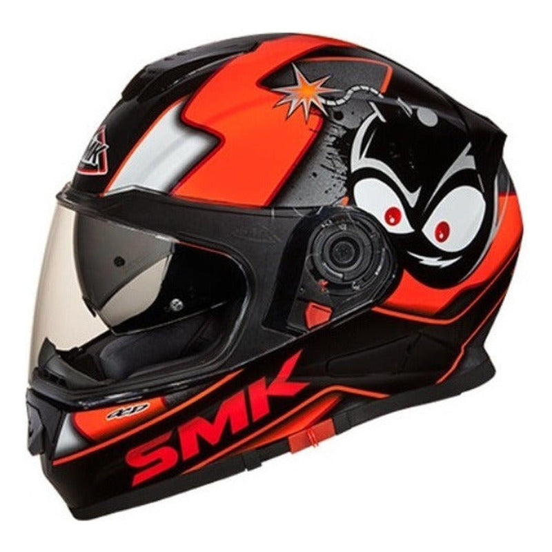 Casco Smk Twister Cartoon Gl271 Integral Certificado Moto