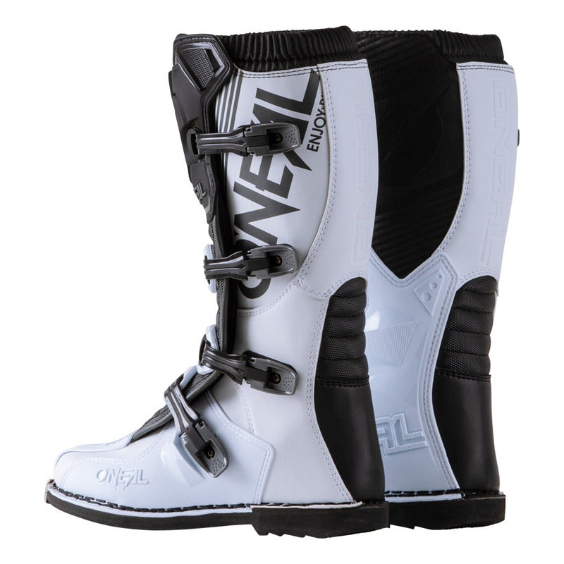 Botas O&#39;NEAL Element Moto Motocross Enduro Blanco