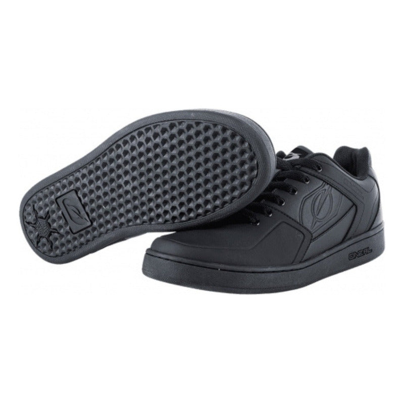 Zapatilla Oneal Pinned Flat Plataforma Bicicleta Negro